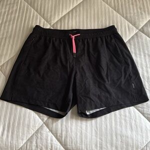 “Maamgic”Black Athletic Shorts